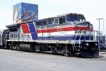 Amtrak P32BWH #504 in "Pepsi" scheme.